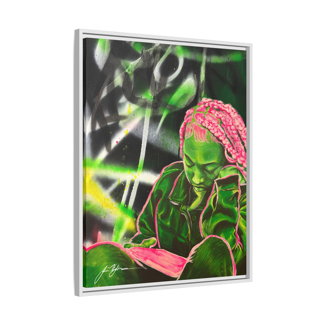 Disconnected - Framed Canvas Print