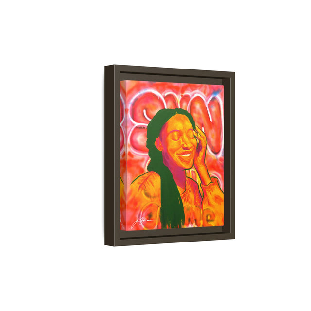 Sunshine On Me - Framed Canvas Print