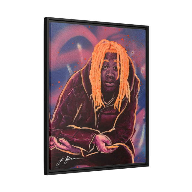 Pay No Mind - Framed Canvas Print