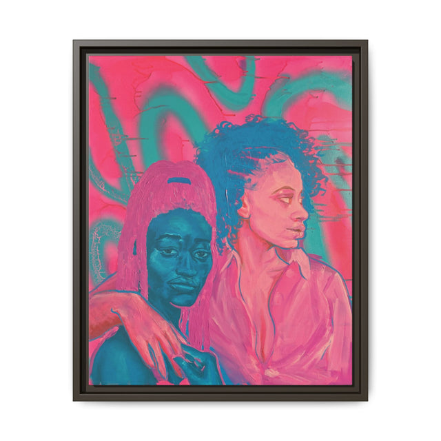 Familiar - Framed Canvas Print