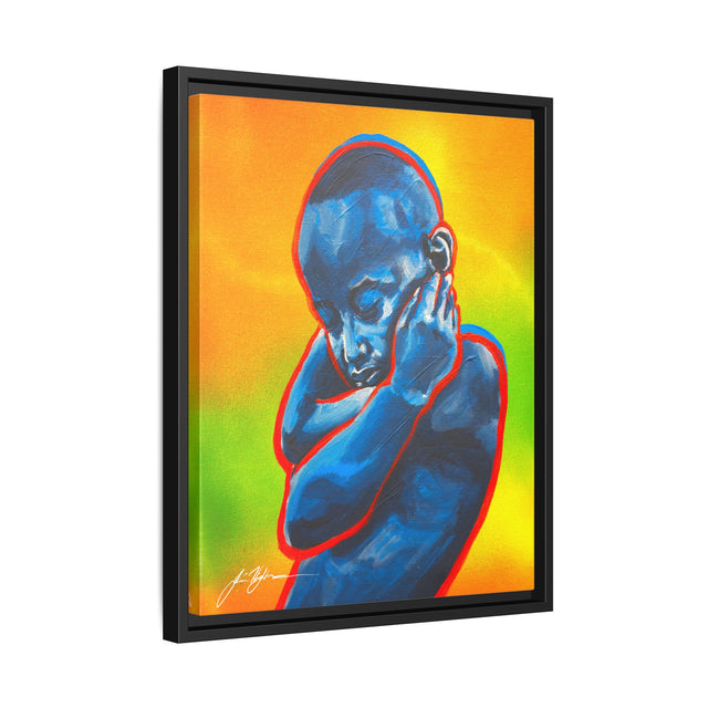 Soothe - Framed Canvas Print