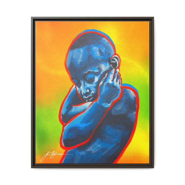 Soothe - Framed Canvas Print