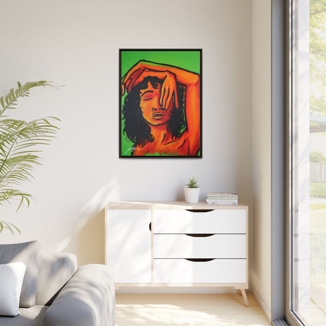 Burn For — Framed Matte Canvas Wall Art