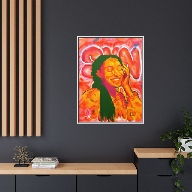 Sunshine On Me - Framed Canvas Print