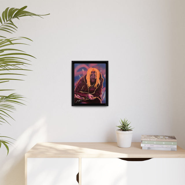 Pay No Mind - Framed Canvas Print