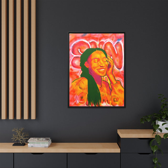 Sunshine On Me - Framed Canvas Print