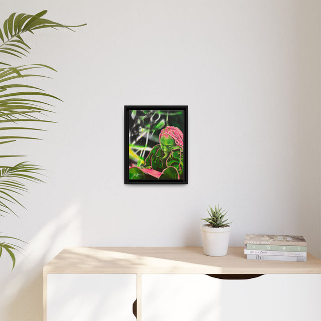 Disconnected - Framed Canvas Print