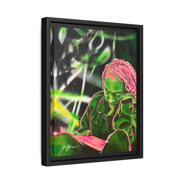 Disconnected - Framed Canvas Print