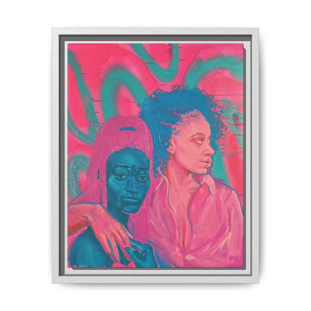 Familiar - Framed Canvas Print