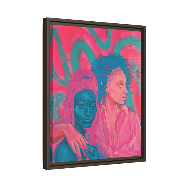 Familiar - Framed Canvas Print