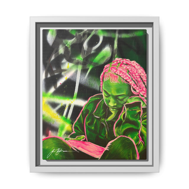 Disconnected - Framed Canvas Print
