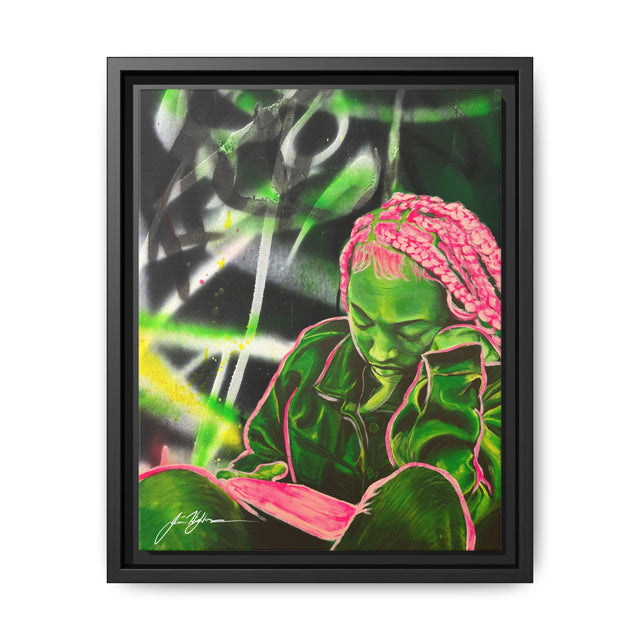Disconnected - Framed Canvas Print