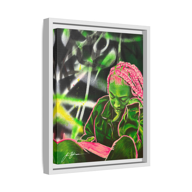 Disconnected - Framed Canvas Print