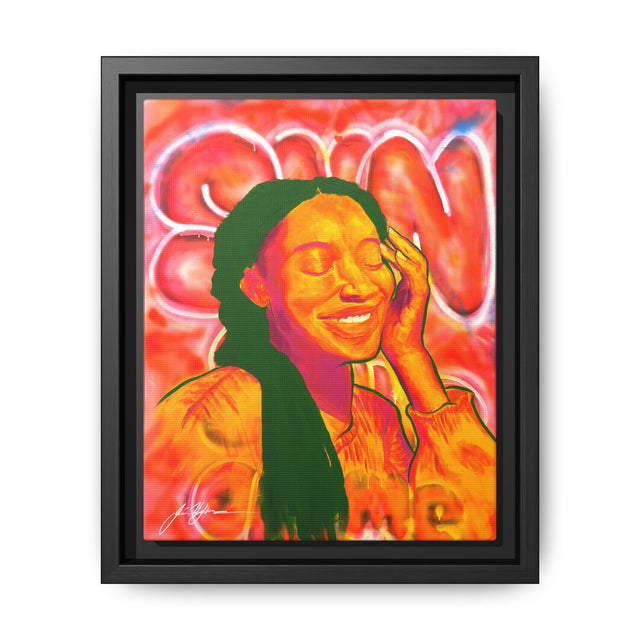 Sunshine On Me - Framed Canvas Print