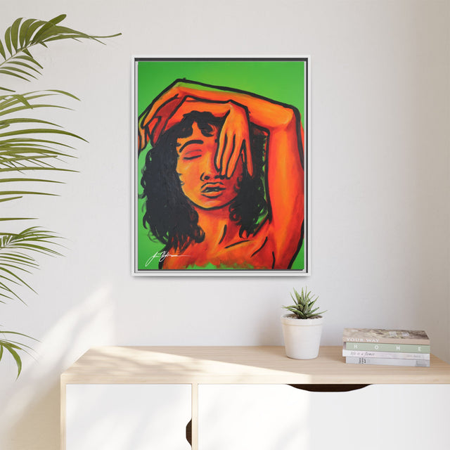 Burn For — Framed Matte Canvas Wall Art