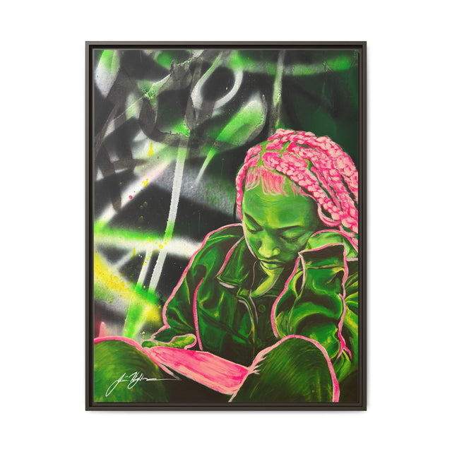 Disconnected - Framed Canvas Print