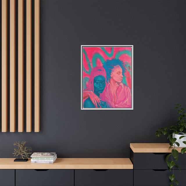 Familiar - Framed Canvas Print