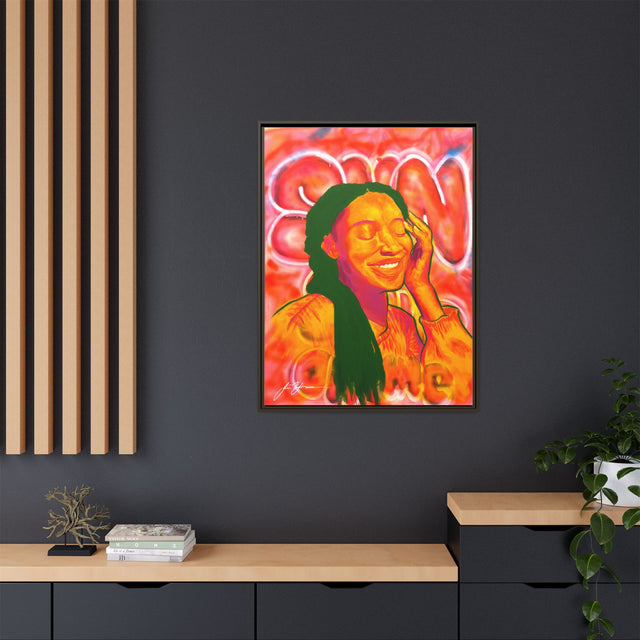 Sunshine On Me - Framed Canvas Print