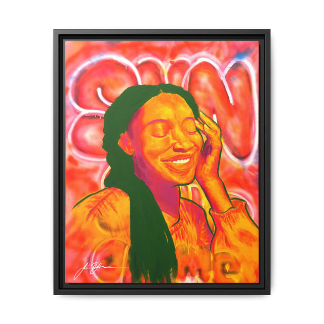 Sunshine On Me - Framed Canvas Print