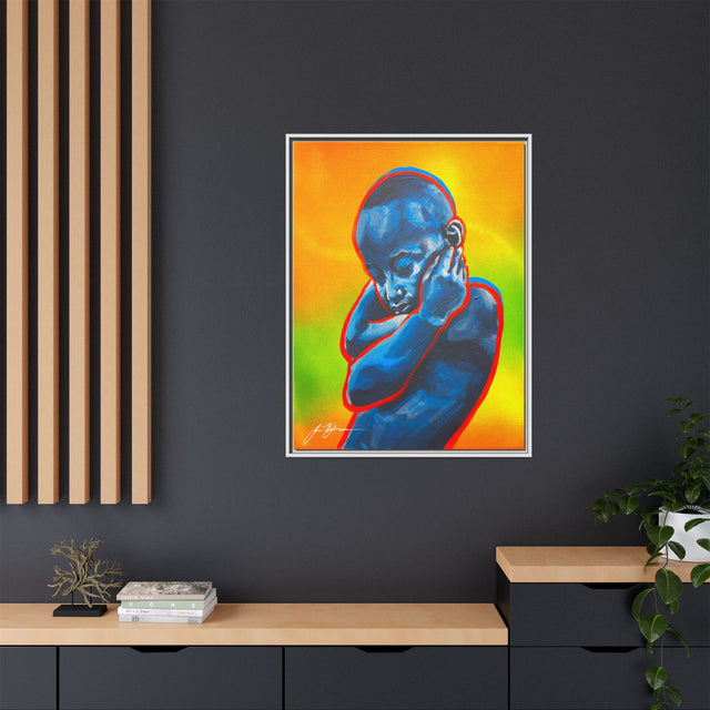 Soothe - Framed Canvas Print