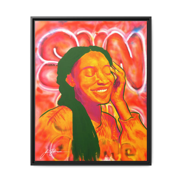 Sunshine On Me - Framed Canvas Print