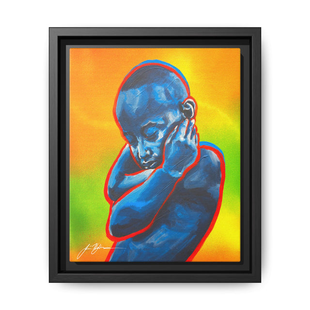 Soothe - Framed Canvas Print