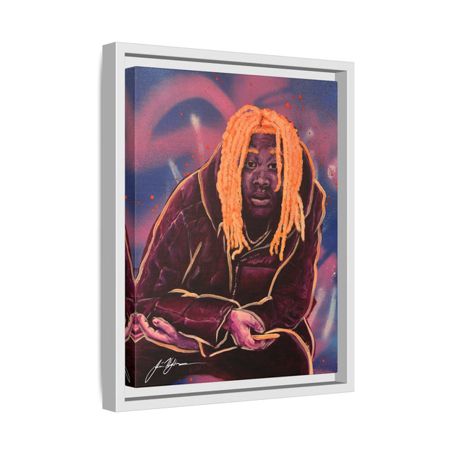 Pay No Mind - Framed Canvas Print