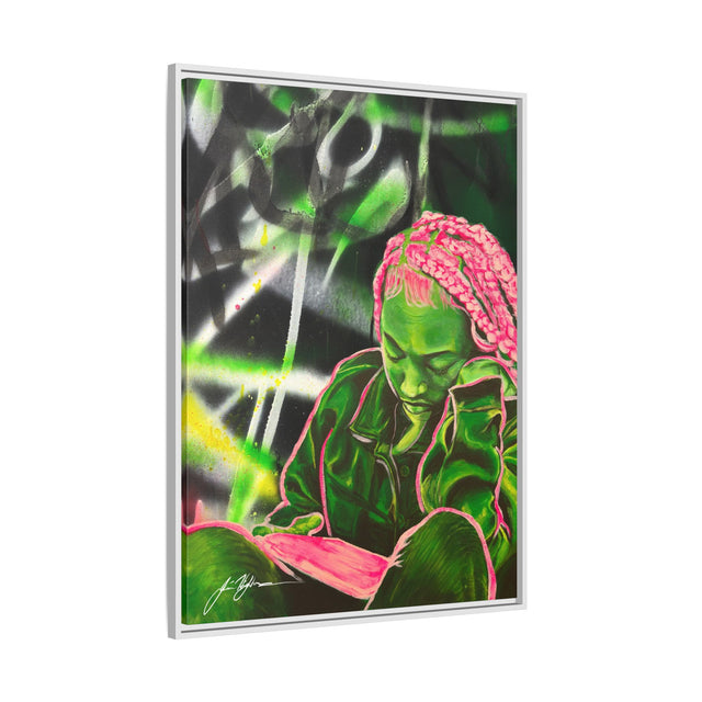 Disconnected - Framed Canvas Print