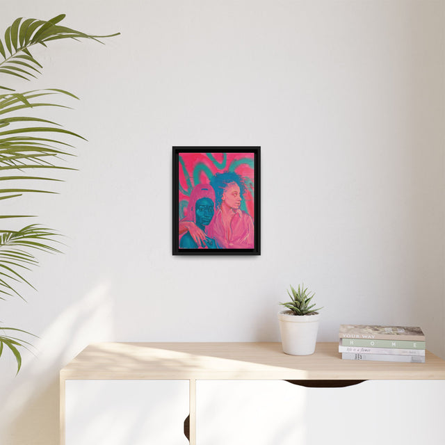 Familiar - Framed Canvas Print