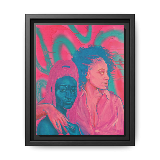 Familiar - Framed Canvas Print