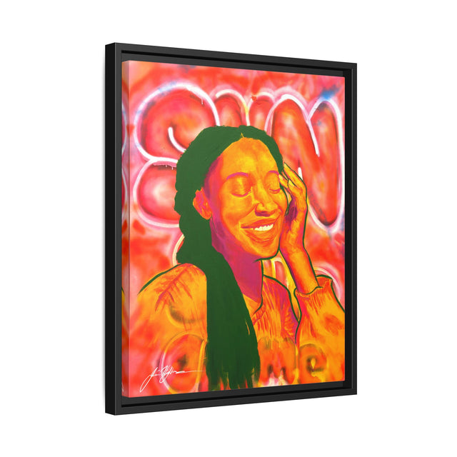 Sunshine On Me - Framed Canvas Print