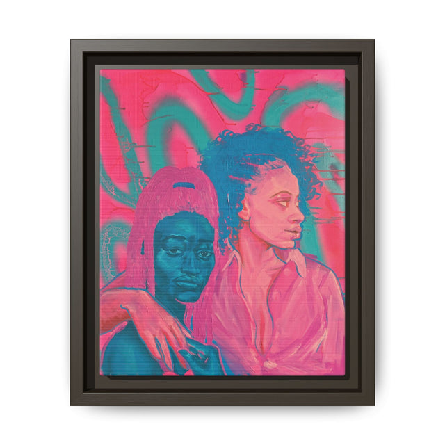 Familiar - Framed Canvas Print