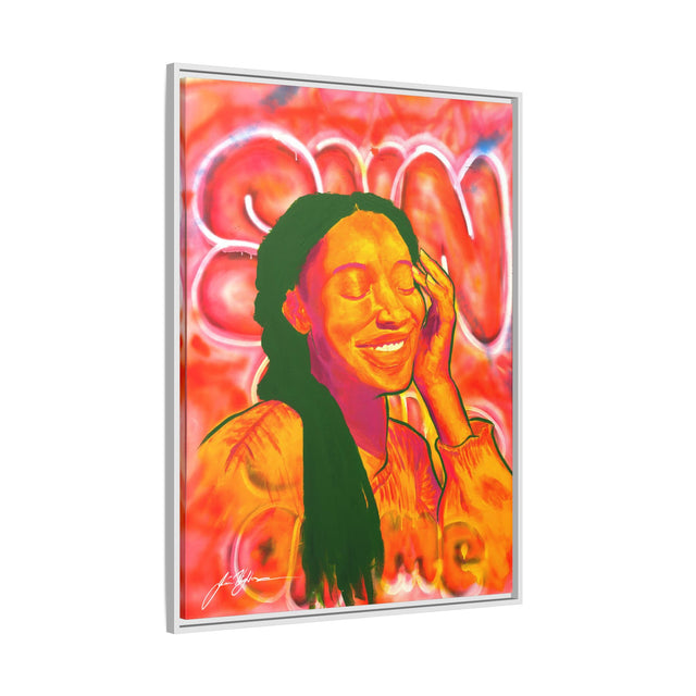 Sunshine On Me - Framed Canvas Print