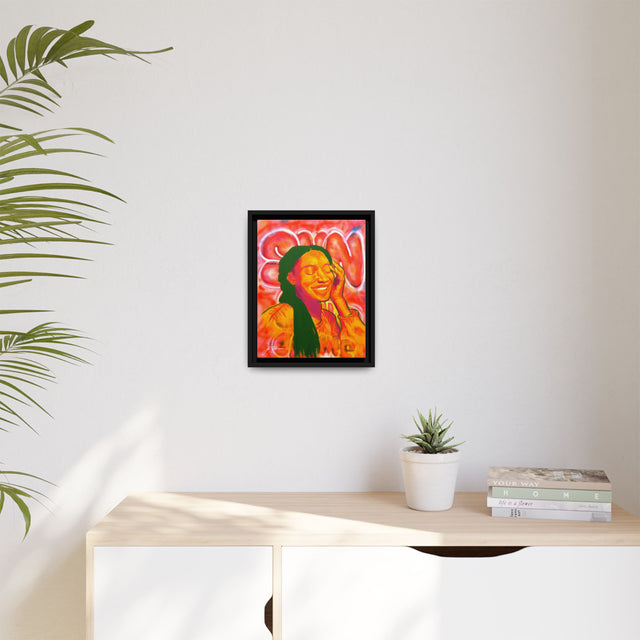 Sunshine On Me - Framed Canvas Print