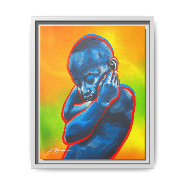 Soothe - Framed Canvas Print