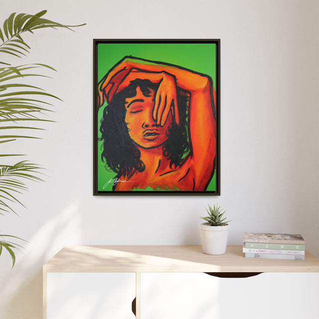 Burn For — Framed Matte Canvas Wall Art