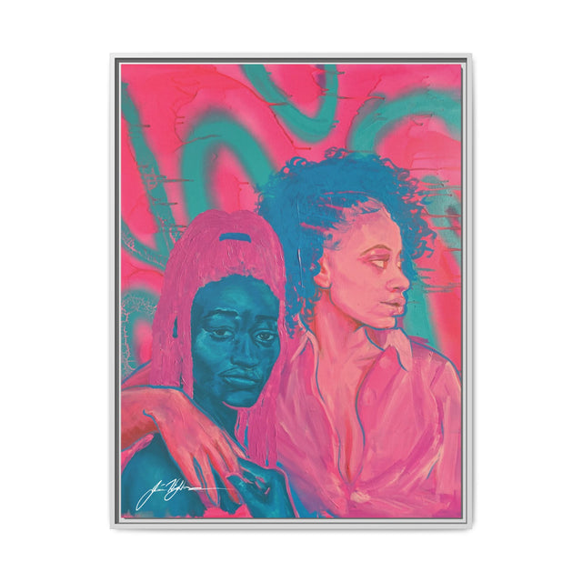 Familiar - Framed Canvas Print