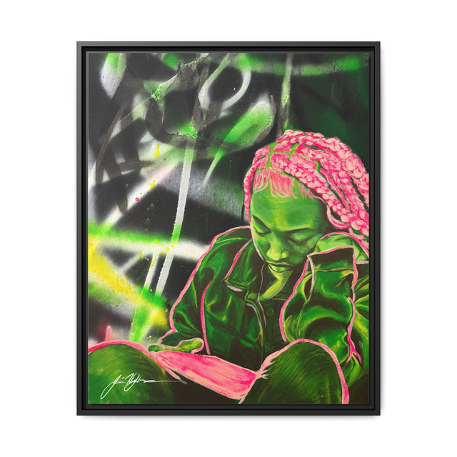Disconnected - Framed Canvas Print