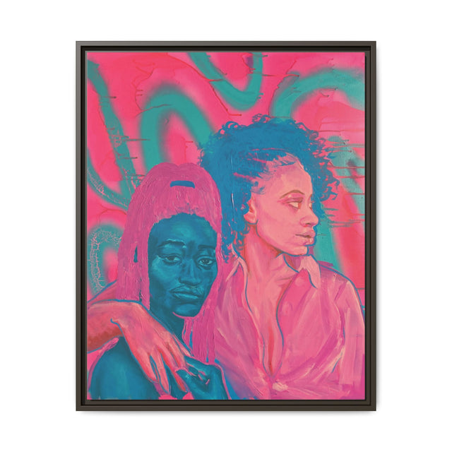 Familiar - Framed Canvas Print