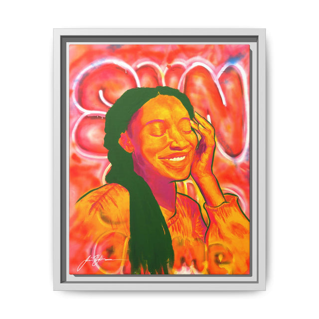 Sunshine On Me - Framed Canvas Print