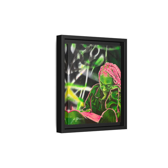 Disconnected - Framed Canvas Print