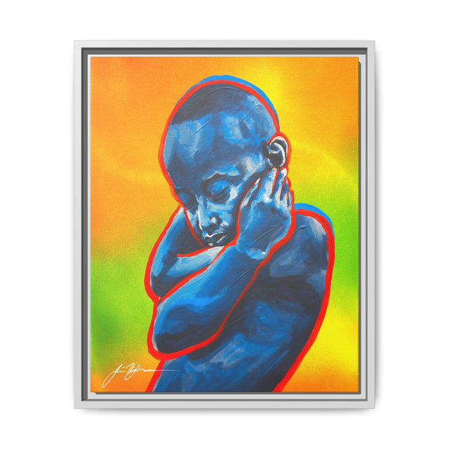 Soothe - Framed Canvas Print