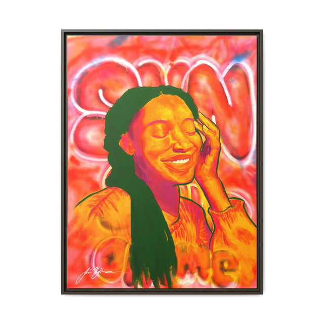 Sunshine On Me - Framed Canvas Print