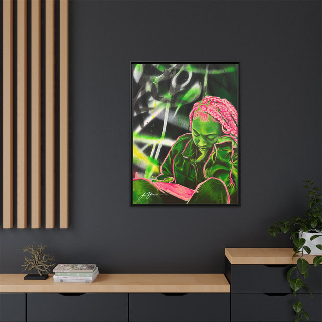 Disconnected - Framed Canvas Print