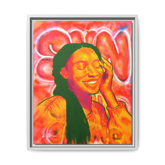 Sunshine On Me - Framed Canvas Print