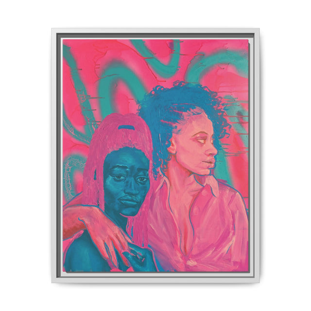 Familiar - Framed Canvas Print