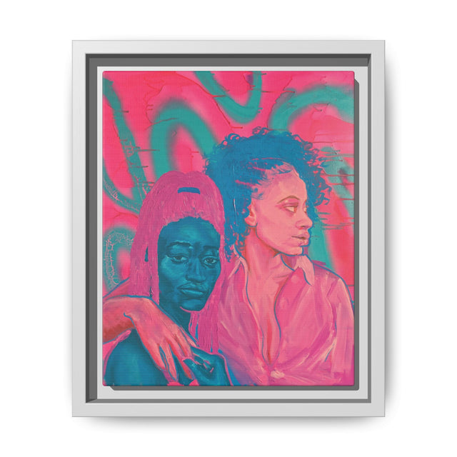 Familiar - Framed Canvas Print