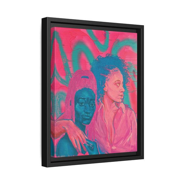 Familiar - Framed Canvas Print