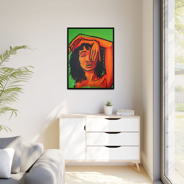 Burn For — Framed Matte Canvas Wall Art