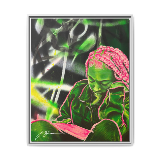 Disconnected - Framed Canvas Print